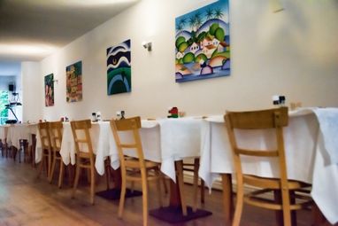 Restaurant met Braziliaanse kunst 